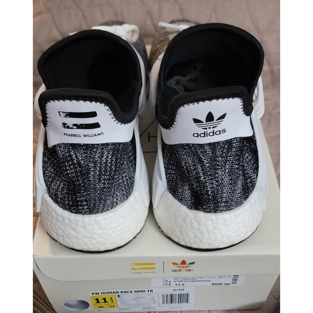 11.5 - Adidas Pharrell x NMD Human Race Trail Oreo Clouds & Moon collaborative
